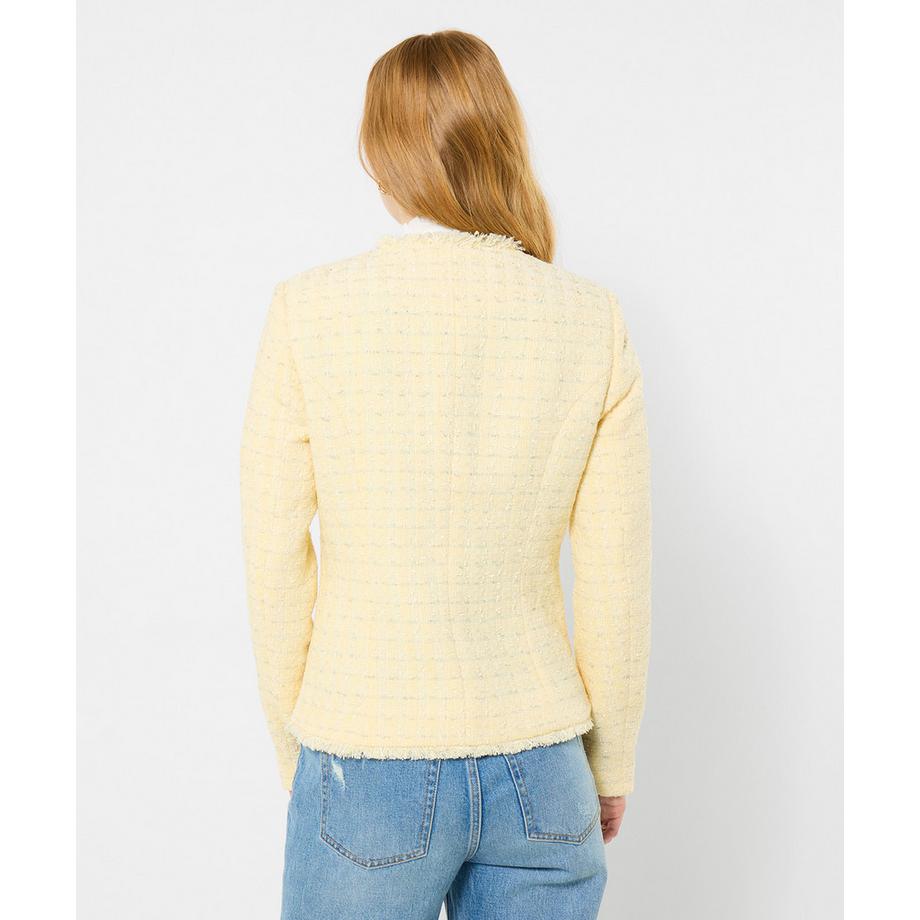 Joe Browns Veste Bouclé Doublée Bords Frangés  
