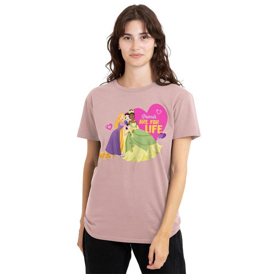 Disney PRINCESS Friends Are For Life T-Shirt, Valentinstag  