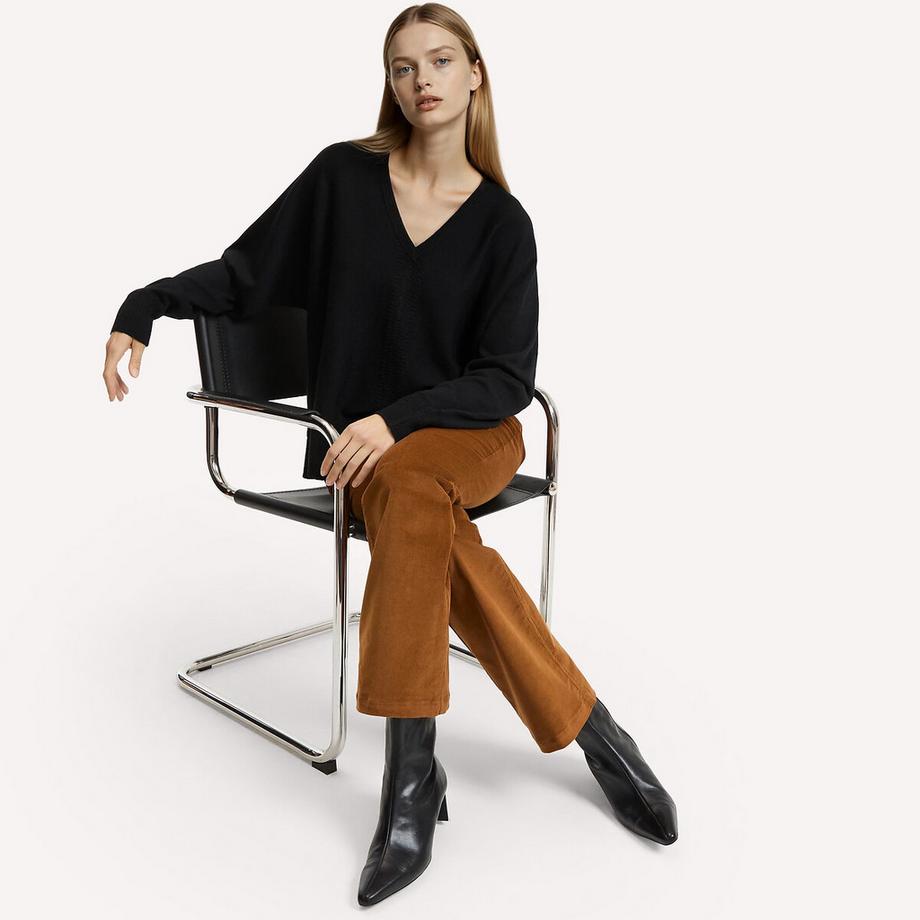 La Redoute Collections Feinstrick V-Ausschnitt Pullover  