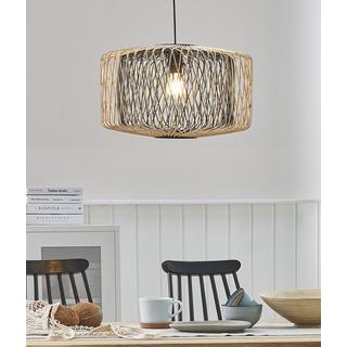 Beliani Lampe suspension en Bambou Boho JAVARI  