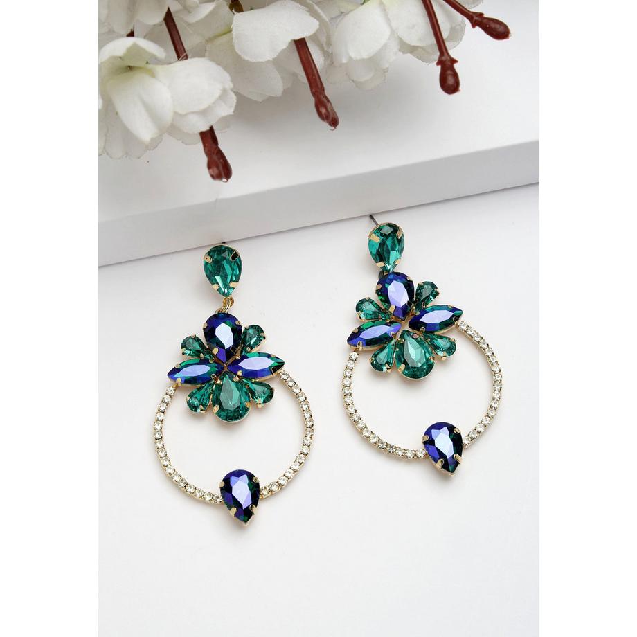 AVANT-GARDE PARIS  Diva Kollektion Zarte Florale Tropfenohrringe 