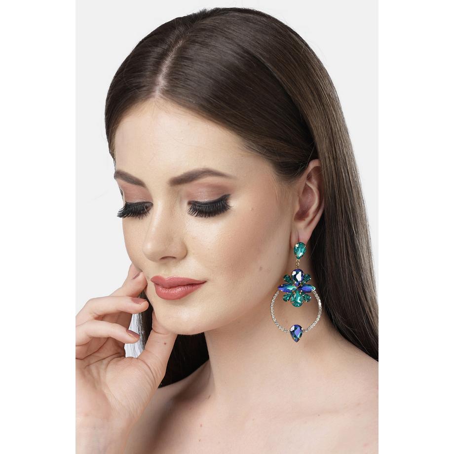 AVANT-GARDE PARIS  Diva Kollektion Zarte Florale Tropfenohrringe 