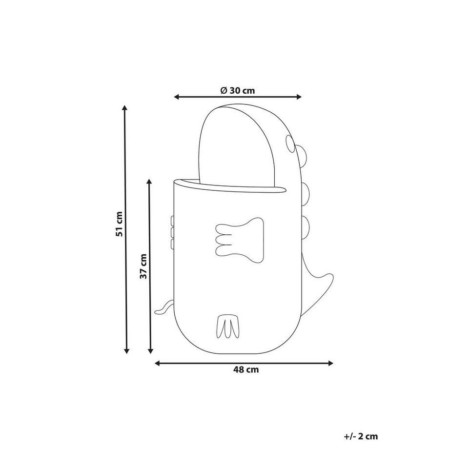 Beliani Korb en Rotin Boho CRADOCK  