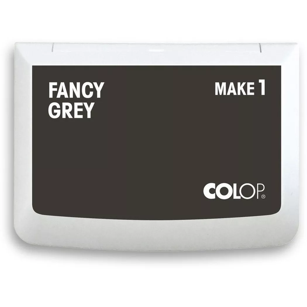 Colop -  Stempelkissen 155126 MAKE1 fancy grey, 70X50MM, Gris Tourterelle
