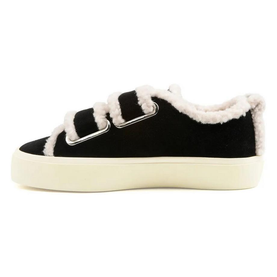 INUIKII Shearling Low Velcro Sneakers  