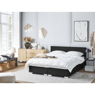 Beliani Lit Boxspring en Polyester Moderne PRESIDENT  