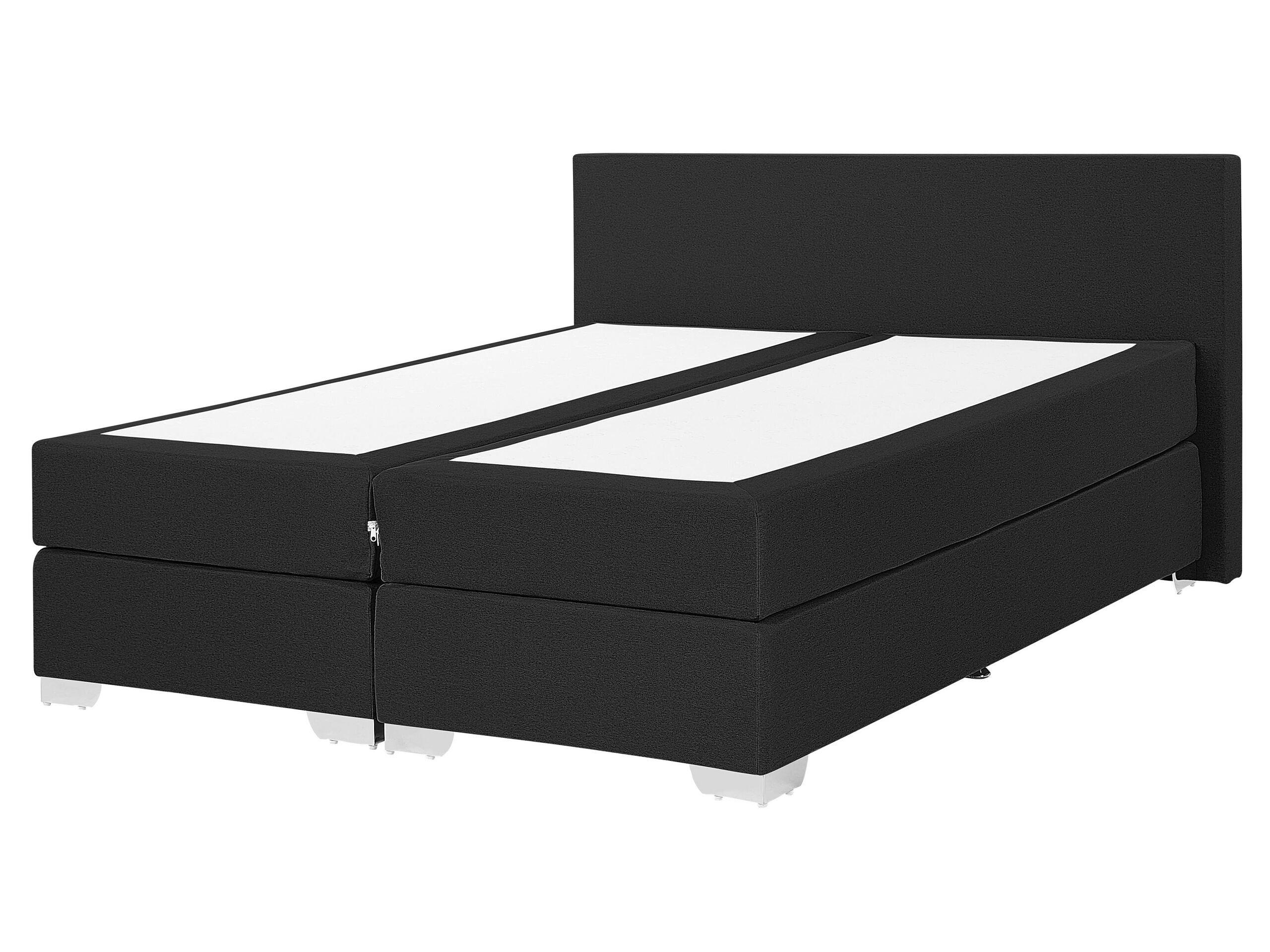 Beliani Lit Boxspring en Polyester Moderne PRESIDENT  