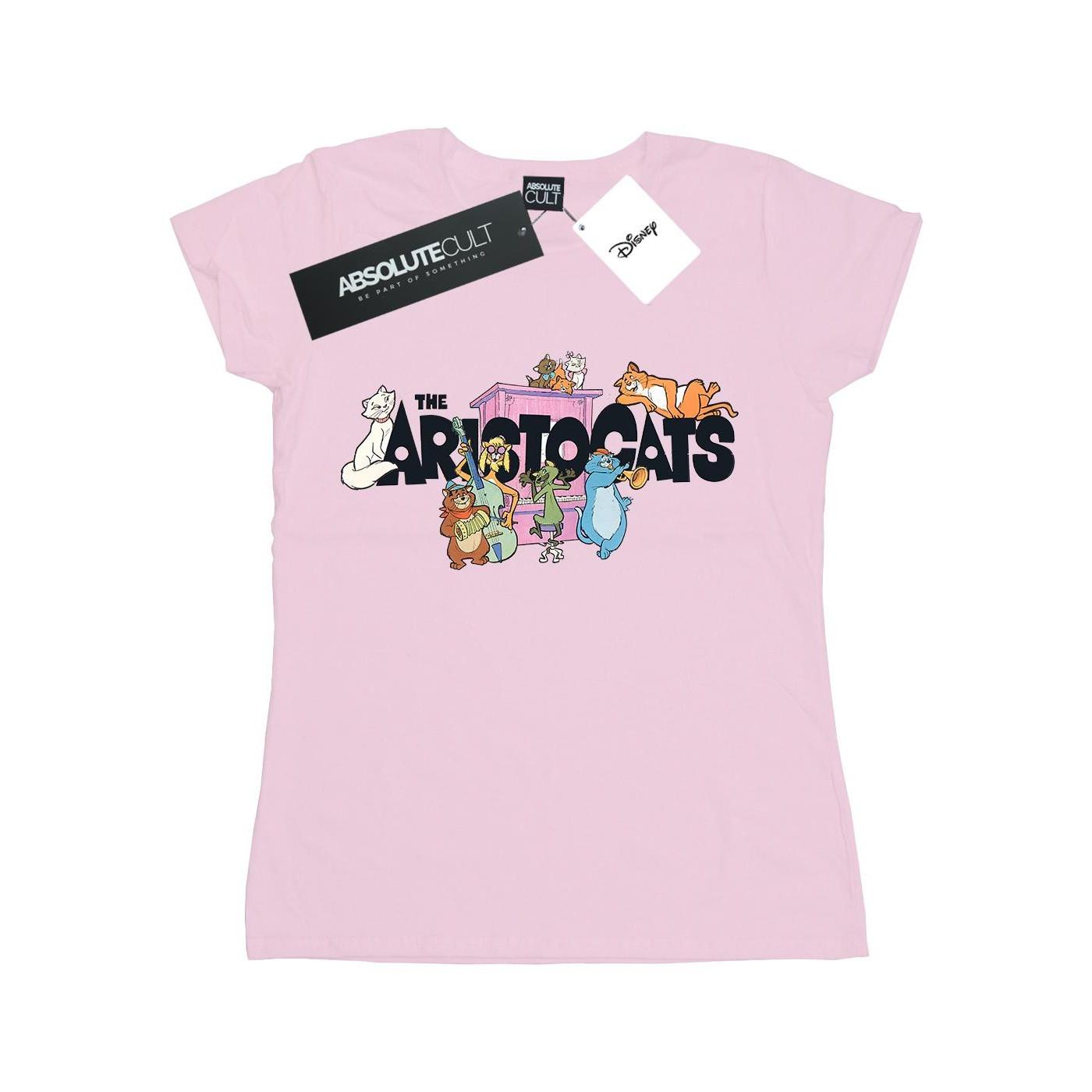 Image of Aristocats Logo Tshirt Damen Pink M