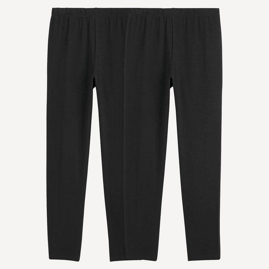 La Redoute Collections  2er-Pack unifarbene Leggings 
