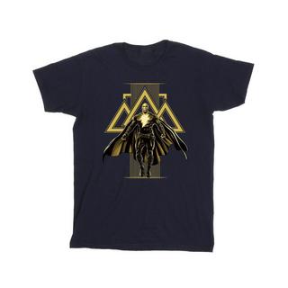 DC COMICS  Tshirt BLACK ADAM RISING GOLDEN SYMBOLS 