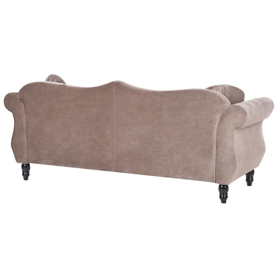 Beliani 3 Sitzer Sofa aus Samtstoff  SKIEN  
