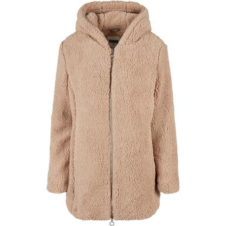 URBAN CLASSICS Giacca con Cappuccio in Pile Sherpa  