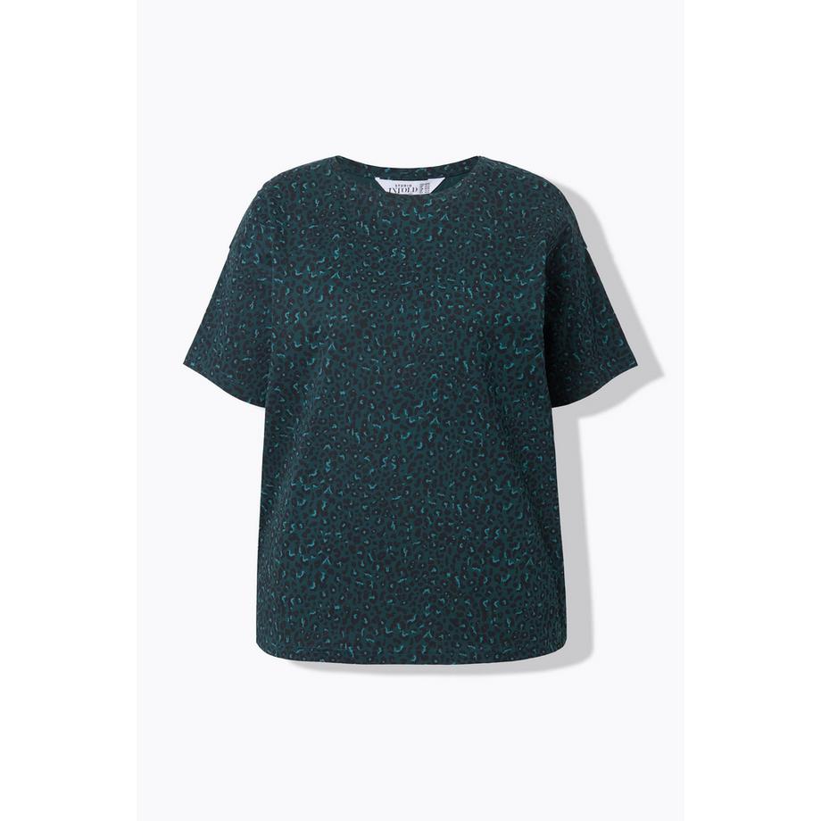 Studio Untold T-shirt Oversize Fantasia Leopardata Colorata  