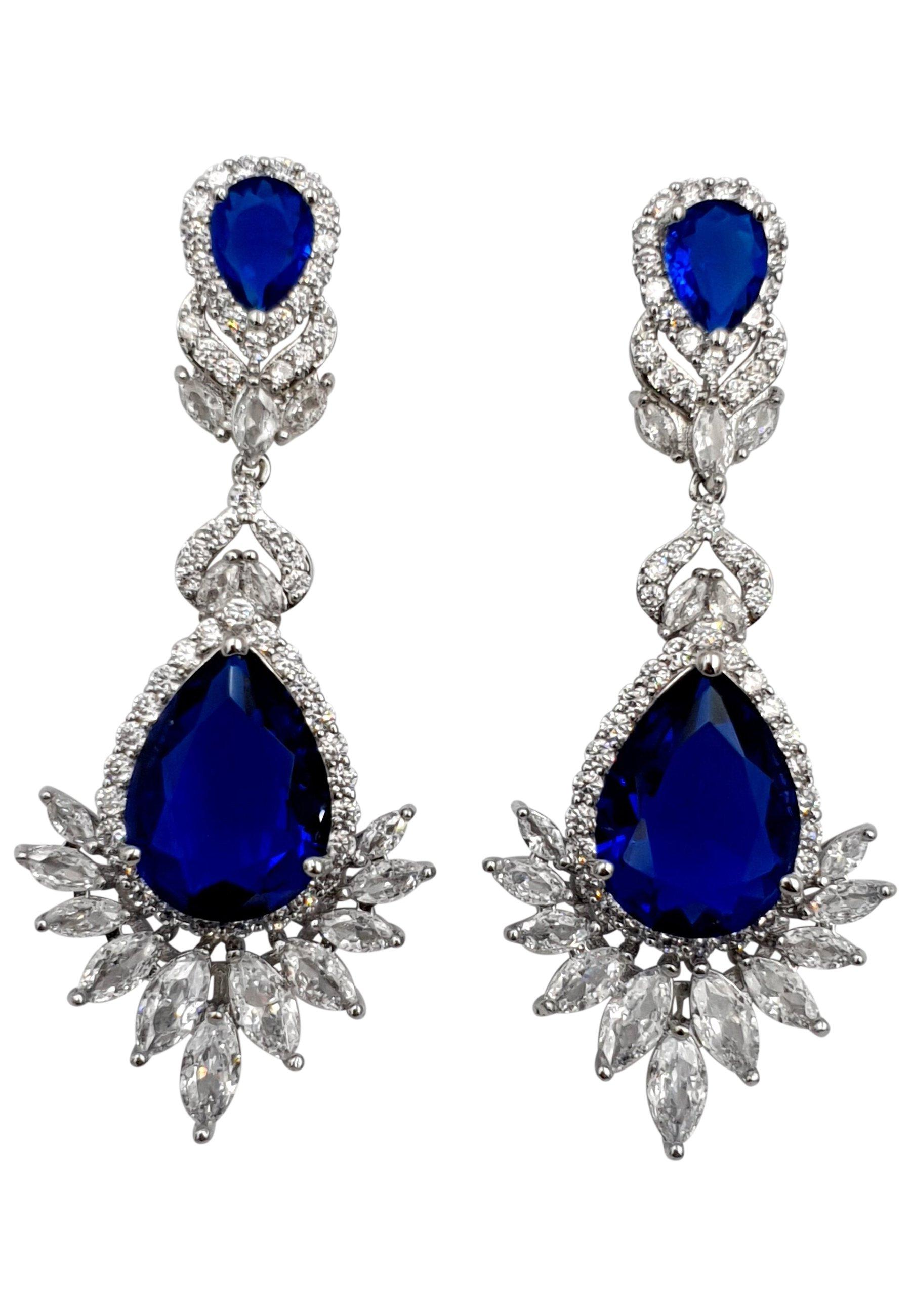 Image of Party & Hochzeit Ohrringe Unisex Blau ONE SIZE