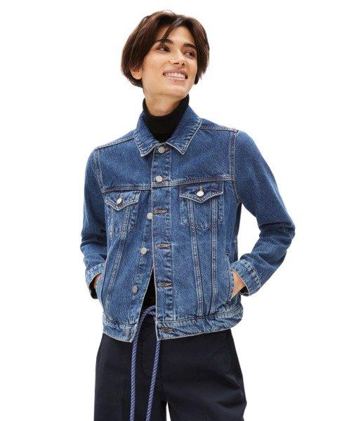 Image of Velitaa Denim Jacke Retro Used Wash Unisex S