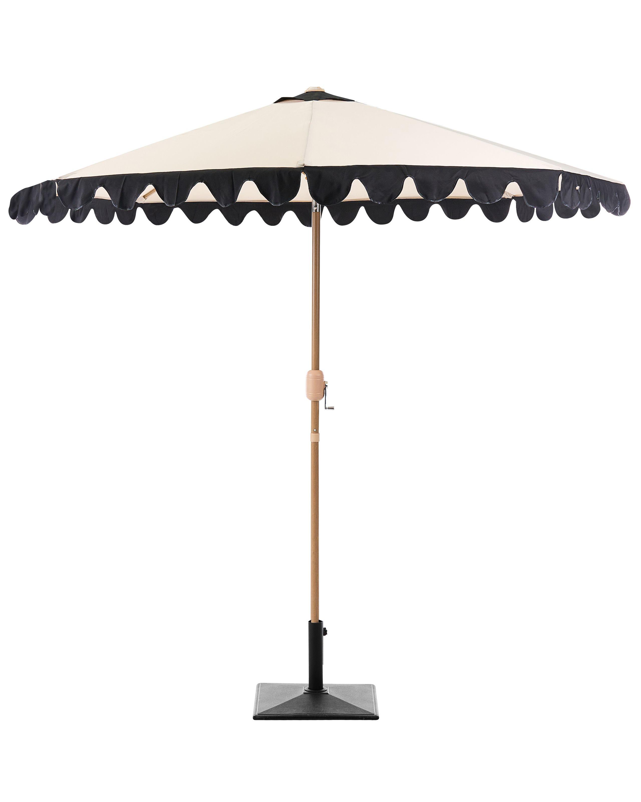 Beliani Ombrellone da esterno en Tessuto Retrò ISOLOTTO  