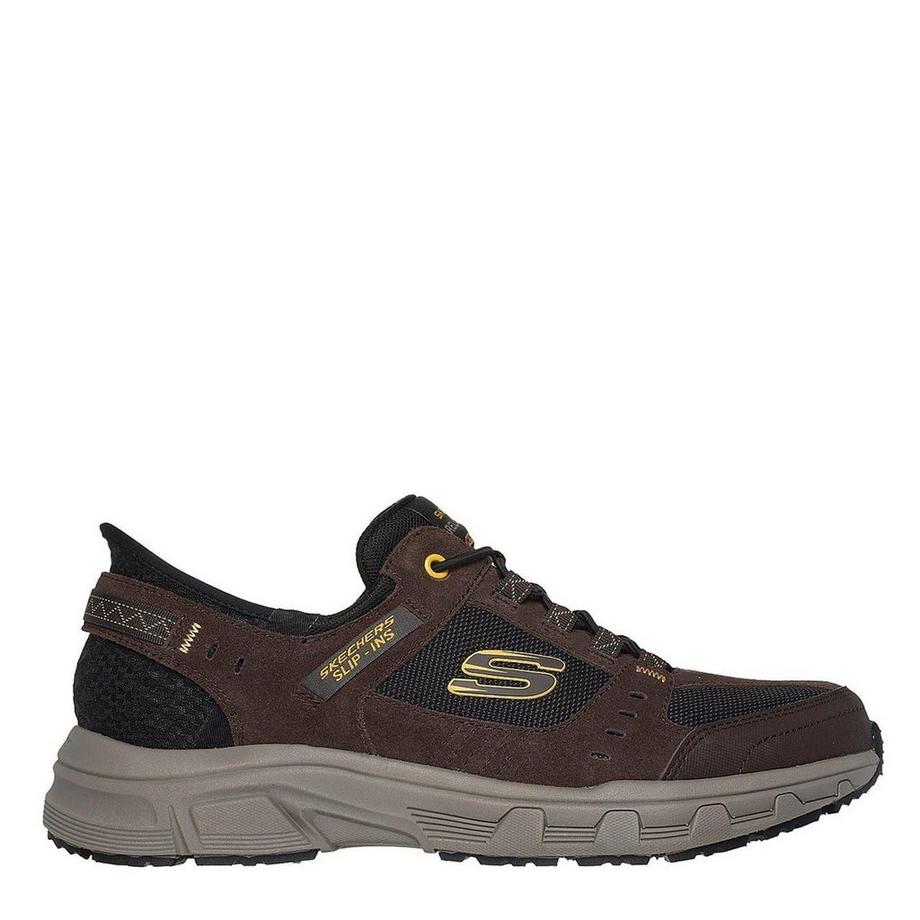 SKECHERS Oak Canyon Leder Slip-On Schuhe Oak Canyon Schuhe , Leder, Zum Anschlüpfen 