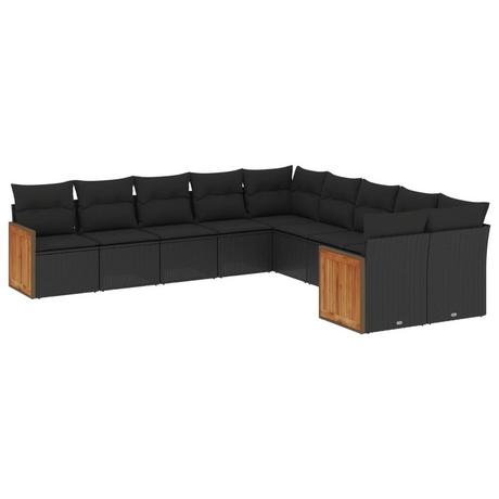 VidaXL Garten sofagarnitur poly-rattan  