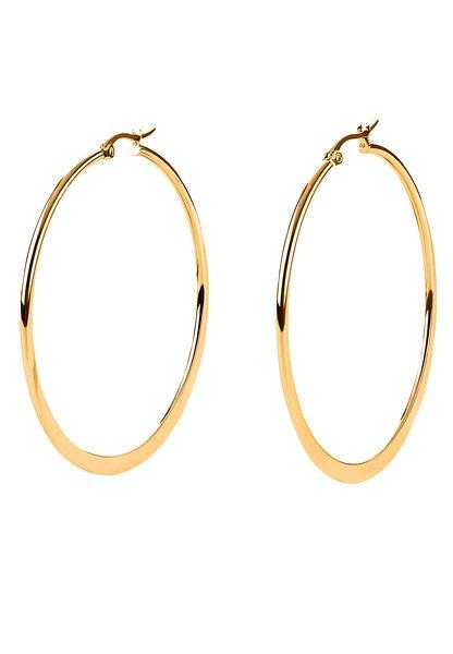 Image of Ohrcreole Goldfarben Damen Gold 45mm