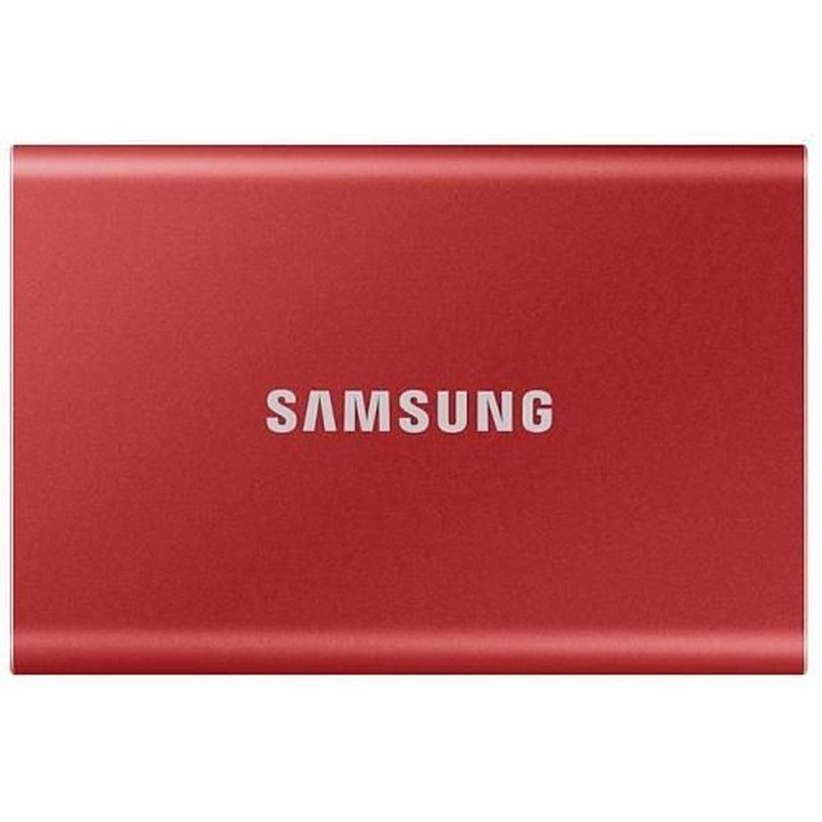 SAMSUNG MEMORY SSD Portable T7 500GB MU-PC500R/WW USB 3.1 Gen. 2 Metallic Red