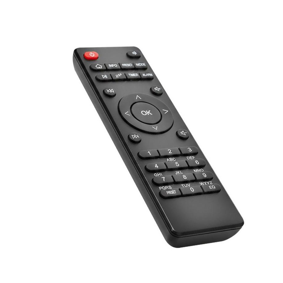 Nedis  Telecomando di ricambio | Adatto per: RDIN3000BK / RDIN4000BK / RDIN5000BK / RDIN5005BK | Fisso | 1 unità | Layout trasparente | Infrarossi | Nero 