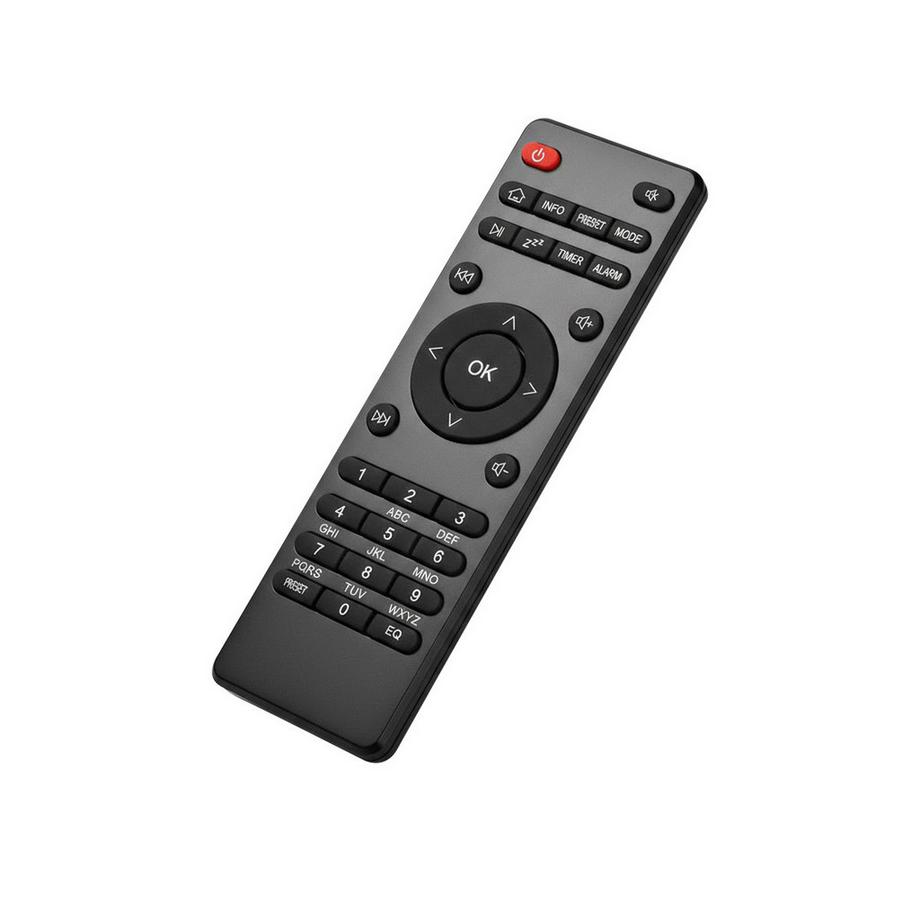 Nedis  Telecomando di ricambio | Adatto per: RDIN3000BK / RDIN4000BK / RDIN5000BK / RDIN5005BK | Fisso | 1 unità | Layout trasparente | Infrarossi | Nero 