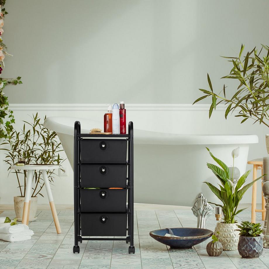 B2X Badezimmerwagen mit 4 Schubladen  