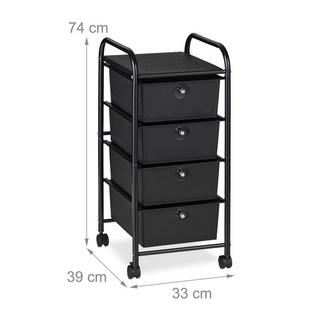 B2X Badezimmerwagen mit 4 Schubladen  