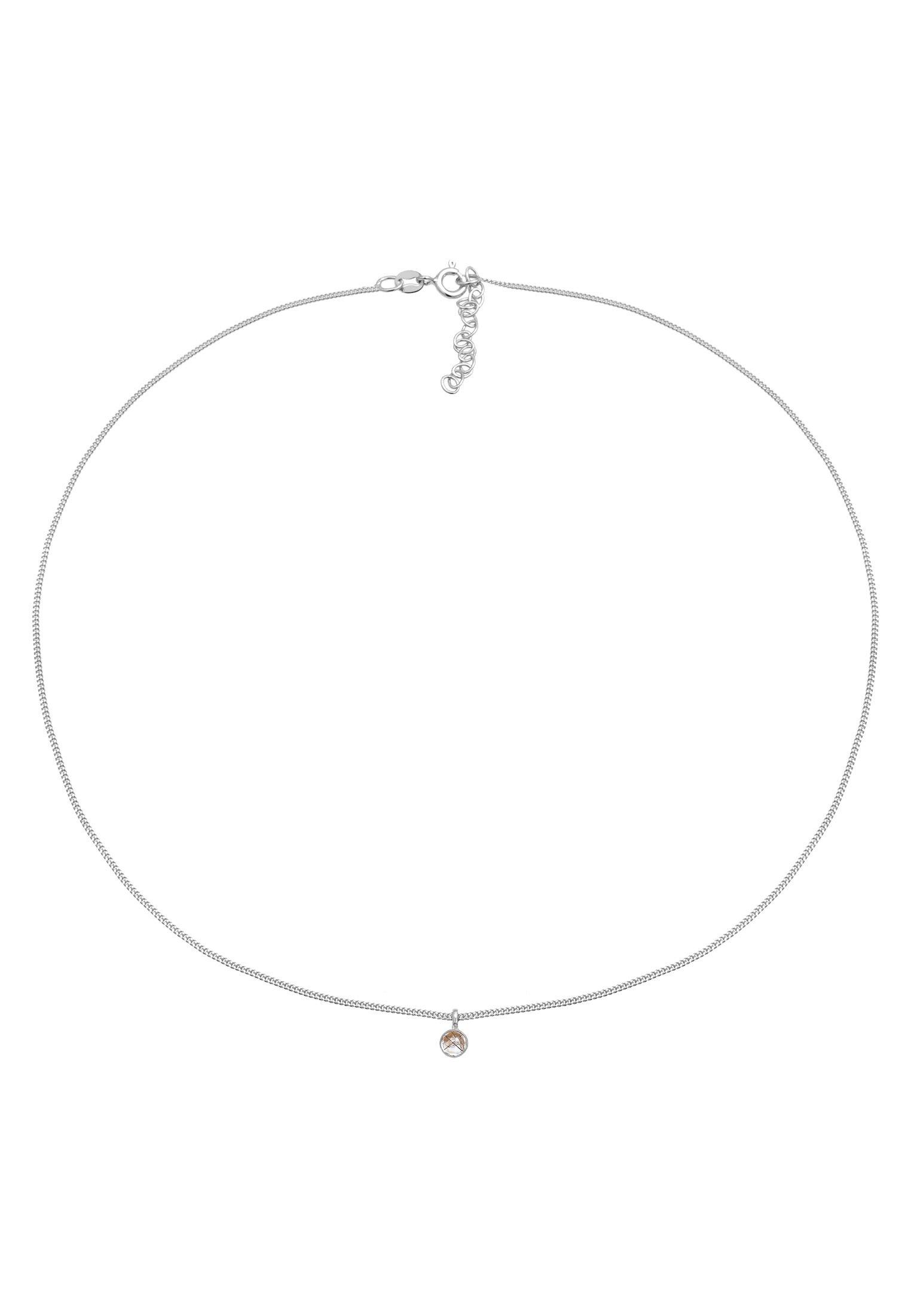 Elli  Halskette Choker Turmalin Quarz 