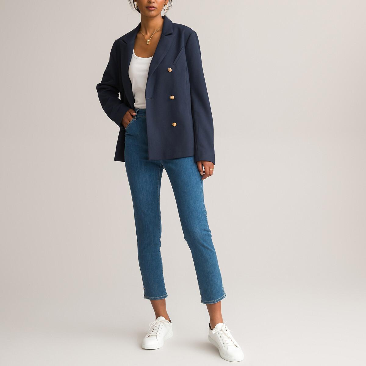 La Redoute Collections Zweireihiger Slim Fit Blazer  