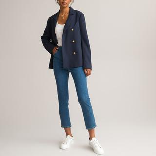 La Redoute Collections Zweireihiger Slim Fit Blazer  