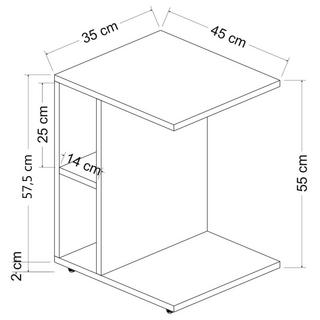 Homemania Couchtisch holzwerkstoff  