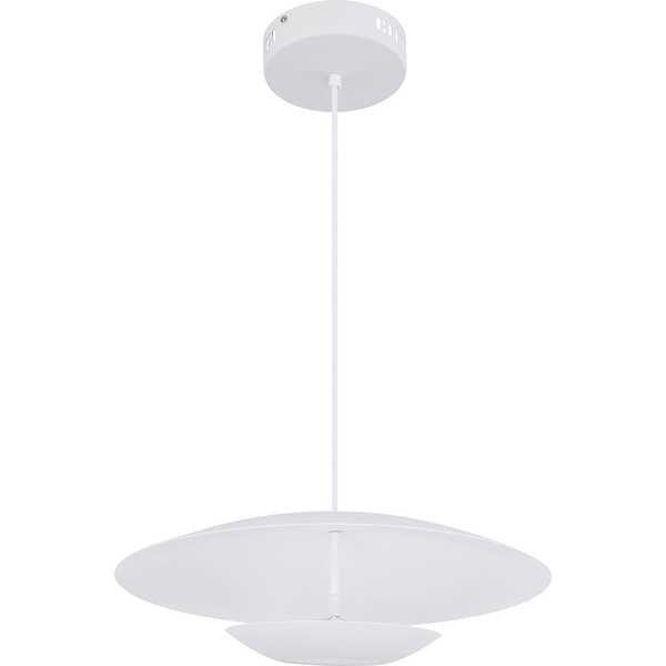 mutoni Lampada a sospensione Manu in metallo bianco 1xLED  