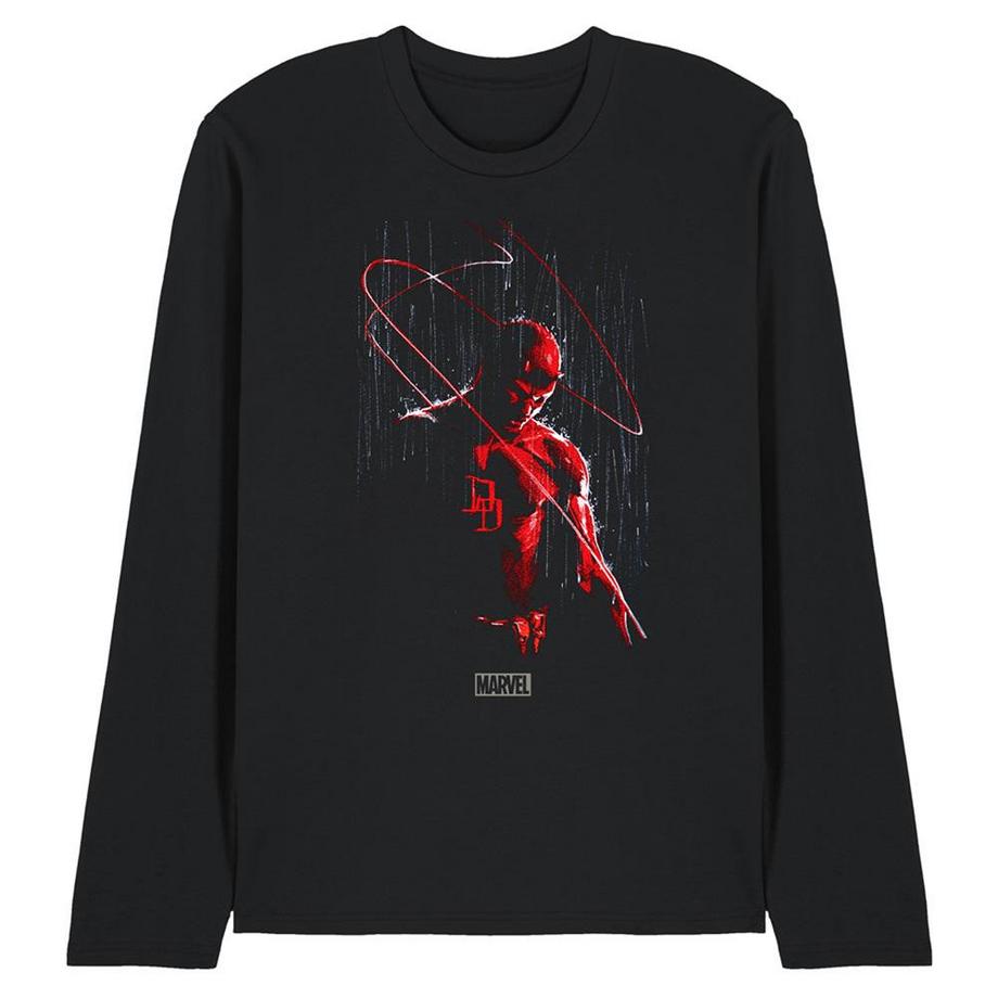 T-ShirtManches Longues Motiftyle Pluie