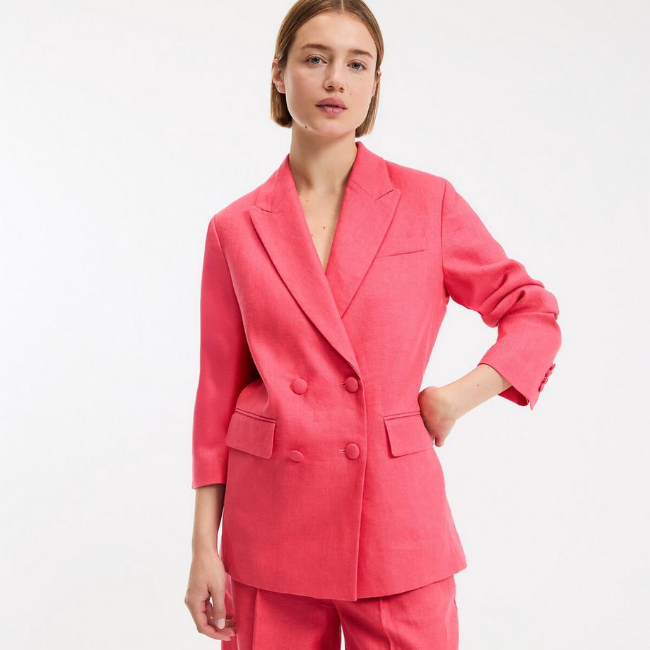 Locker geschnittener zweireihiger Blazer
