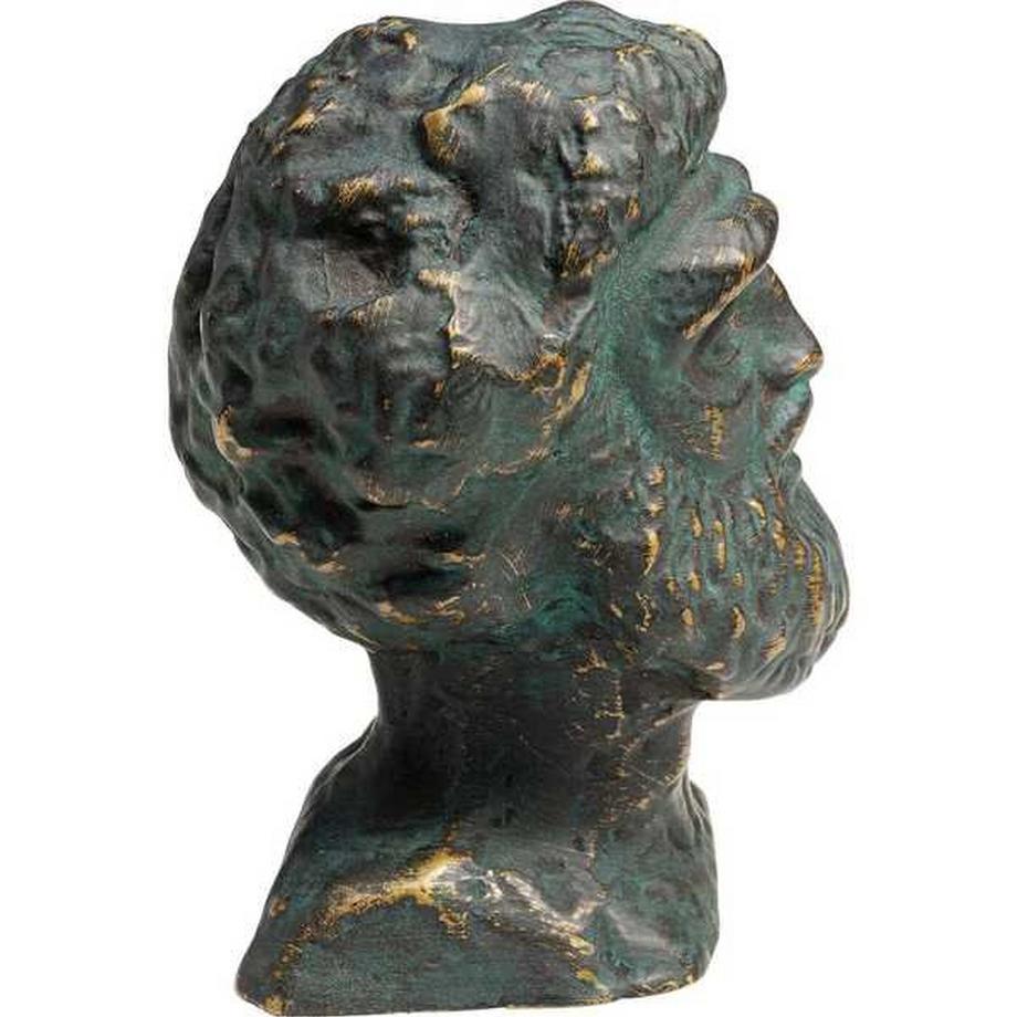 KARE Design Oggetto decorativo Uomo Barbuto grigio 11  