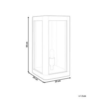 Beliani Lampada da tavolo en Legno di mango Industriale KOLIDAM  