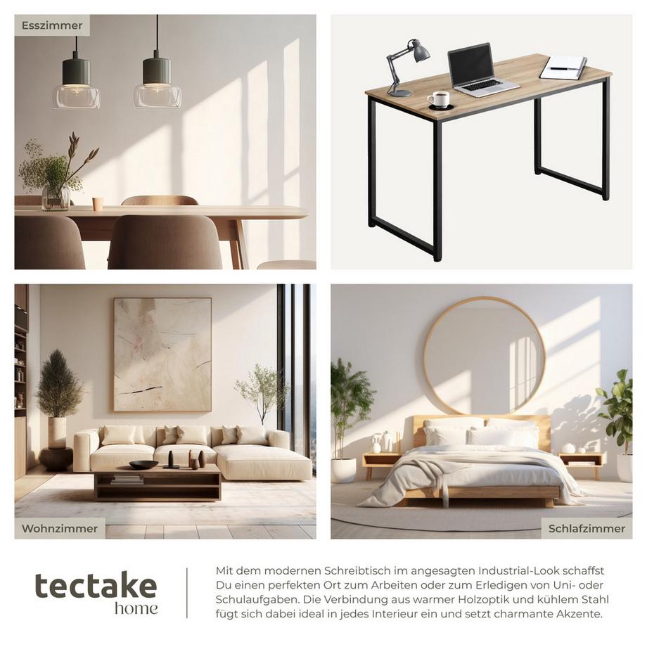 Tectake Bureau FLINT Style industriel  