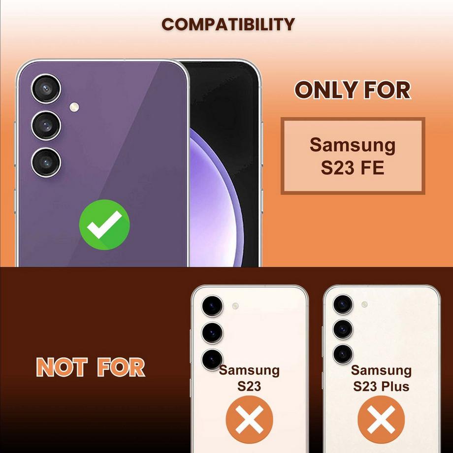 Cadorabo  Samsung Galaxy S23 FE Schutzfolie Schutzglas 