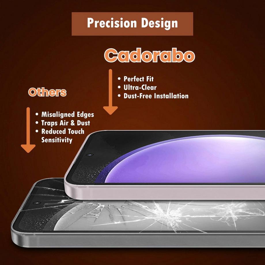 Cadorabo  Samsung Galaxy S23 FE Schutzfolie Schutzglas 