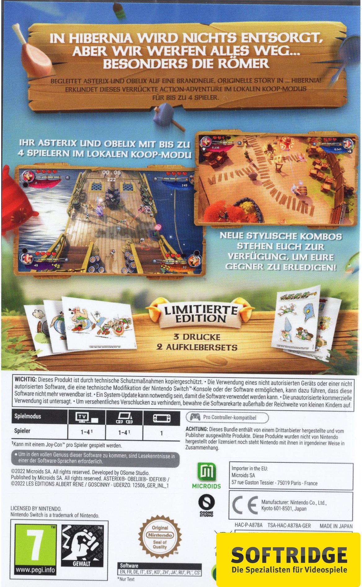 MICROIDS  Switch Asterix & Obelix XXXL: Der Widder aus Hibernia LE 