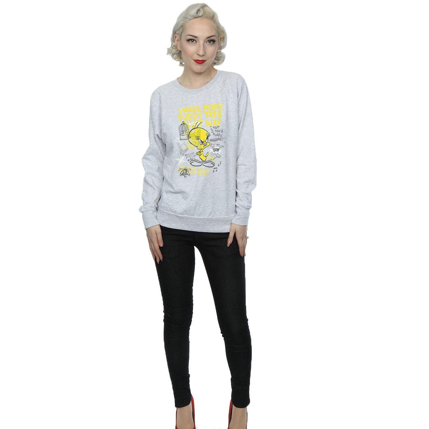 LOONEY TUNES  Tweety Pie More Puddy Tats Sweatshirt 