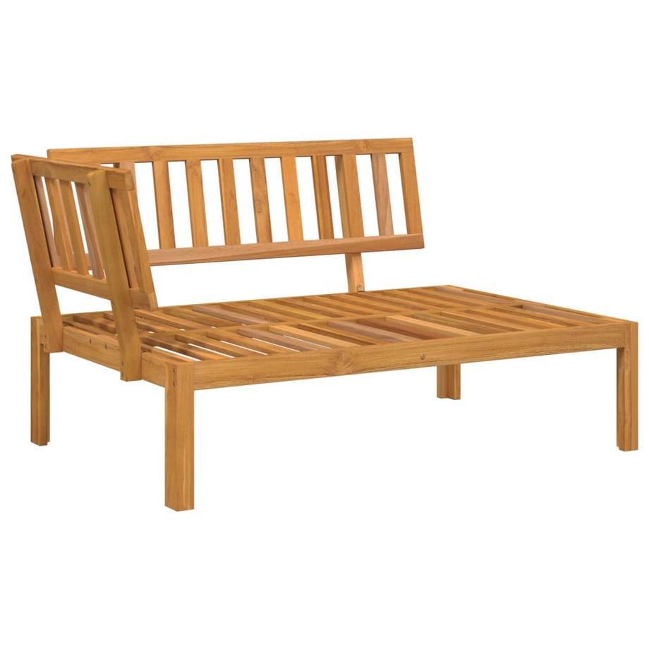 VidaXL divano pallet angolare da giardino Legno di acacia  