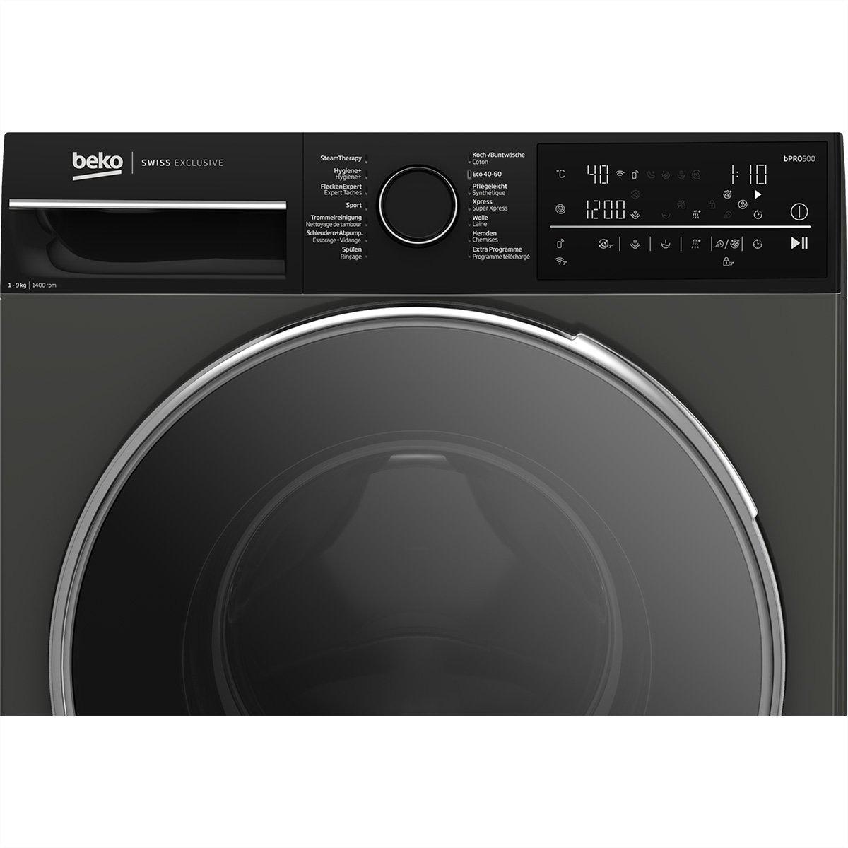 Beko Waschmaschine WM520, 9kg, A-10%, manhattan gray  