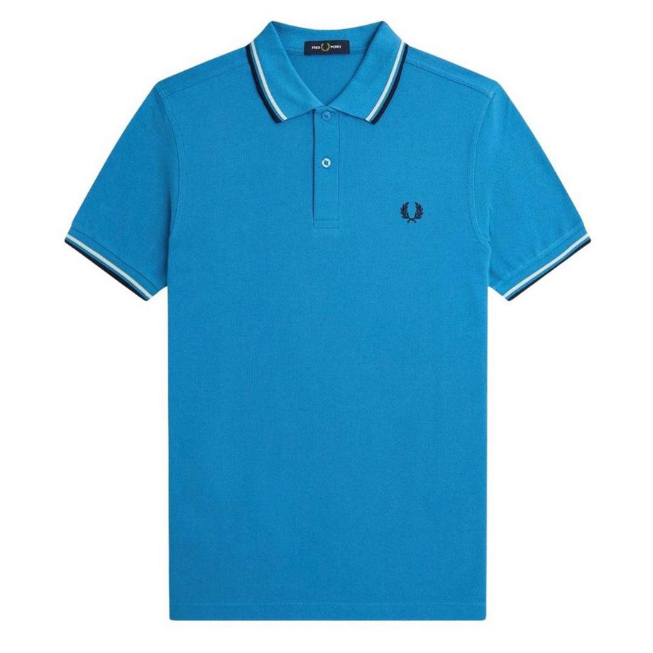 Polo Motiftyle Col À Double Rayure
