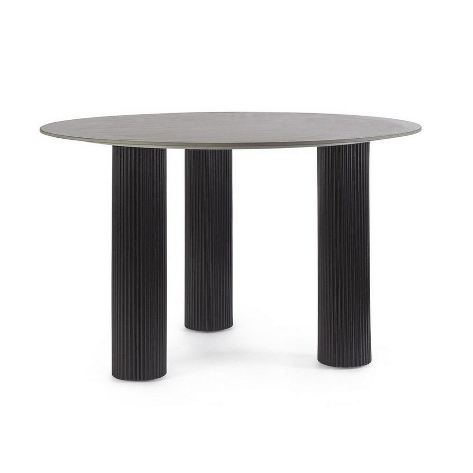 mutoni Table Bamira noire ronde 120  