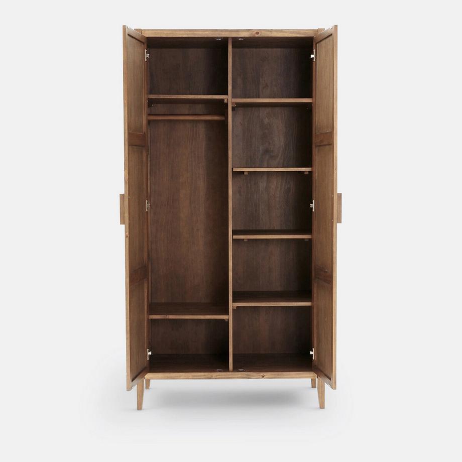 La Redoute Intérieurs Kleiderschrank NOTTINGHAM mit 2 Türen  