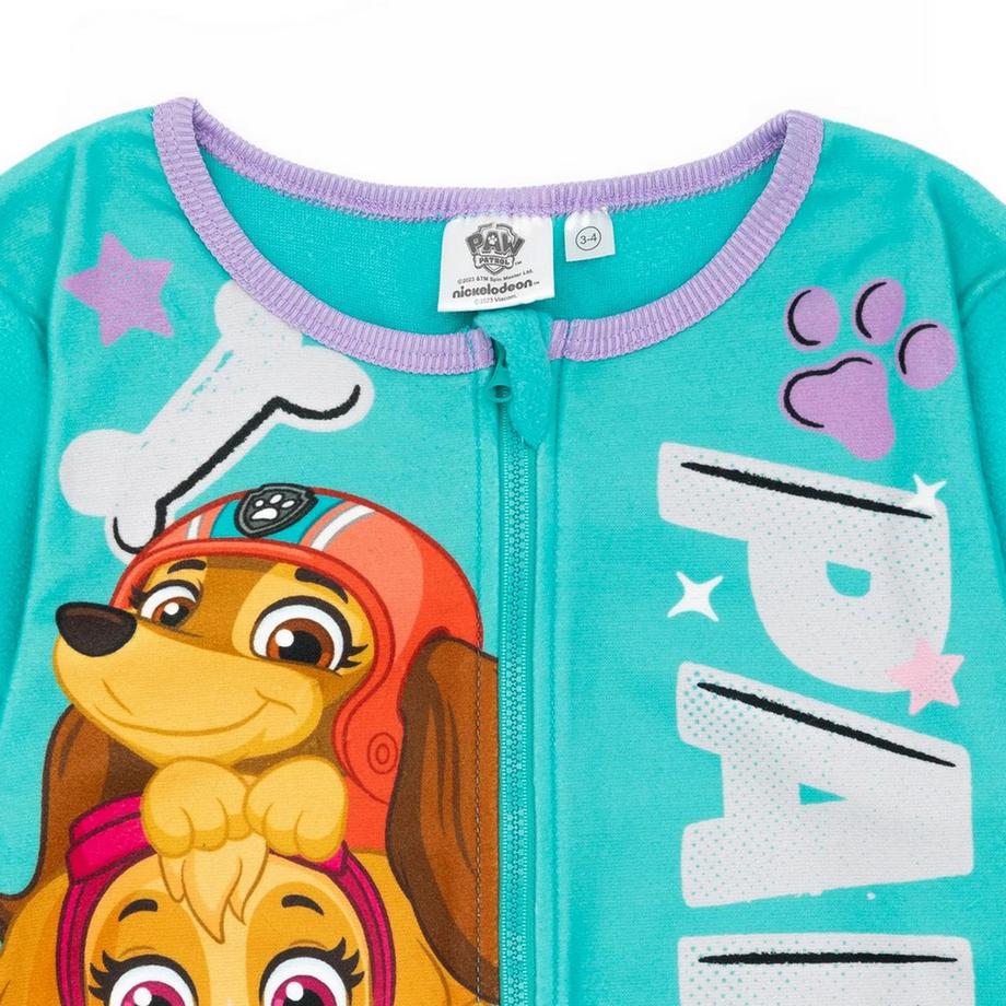PAW PATROL Pigiama intero Indumento Da Notte Tutto In Uno Personaggi 