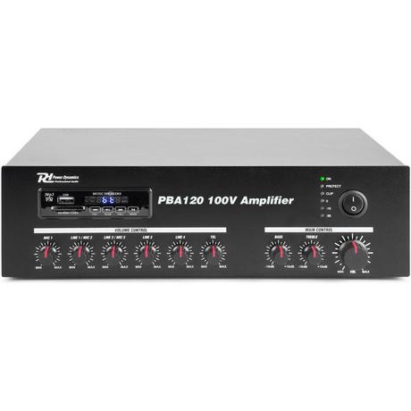 Power Dynamics  PBA120 100V Verstärker 120W, USB/MP3 