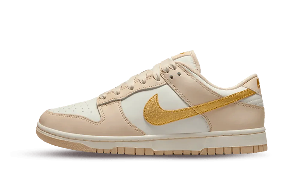 Image of Dunk Low Phantom Metallic Gold Damen Beige 41